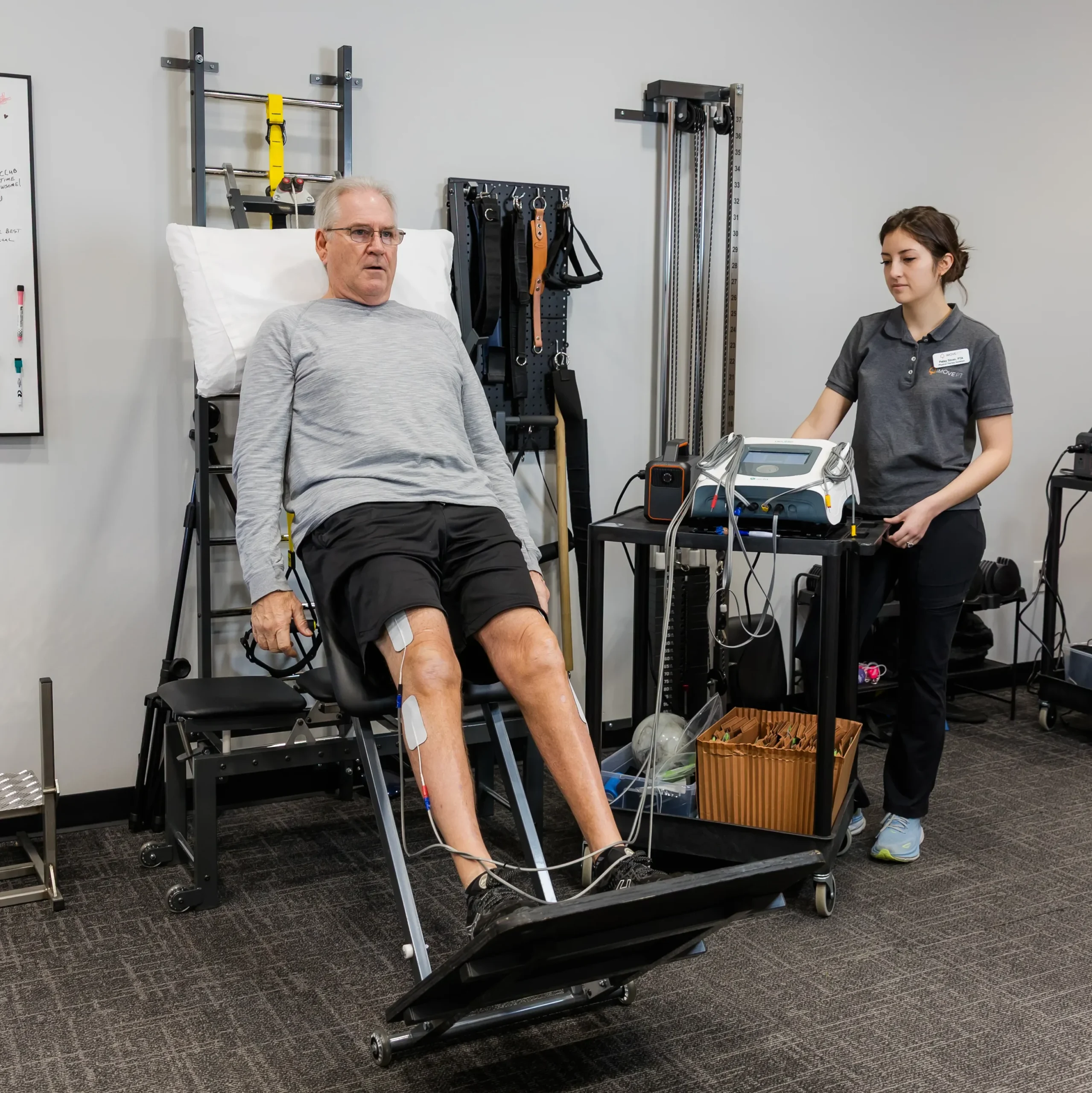 patient at iMove Physical Therapy